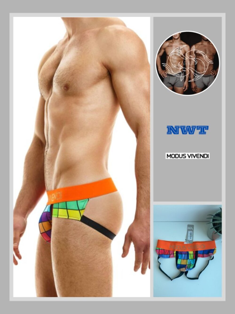 Modus Vivendi - Inclusive Fly Jockstrap in Orange (L)